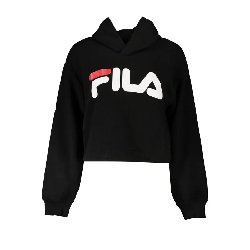 Fila Chic Organic Cotton Hooded Women's Sweatshirt Hoodie with Belted Waist Structured Tailored