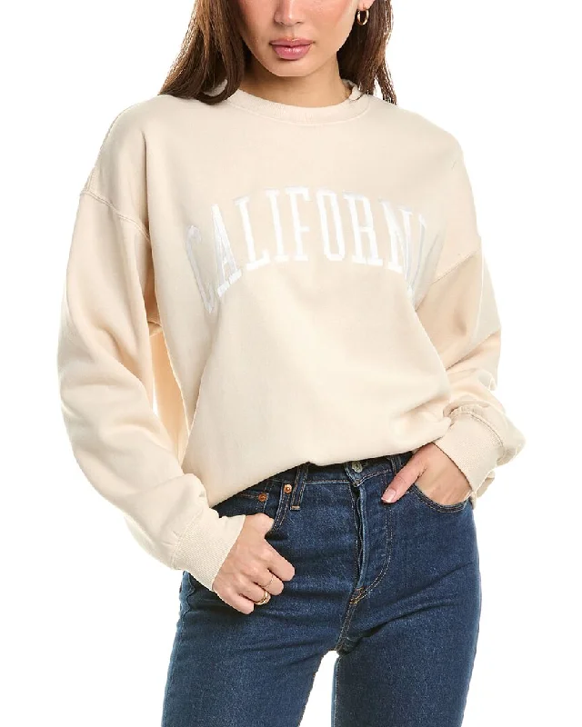 Harper California Sweatshirt Hoodie with Lace Feminine Delicate