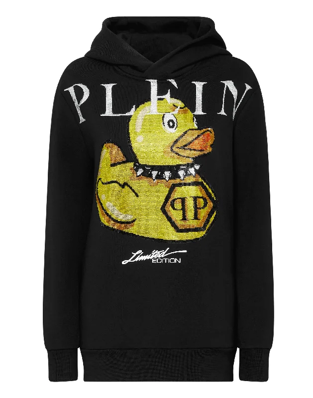 Hoodie sweatshirt Stones PP Duck Hoodie with Emblem Brand Identity