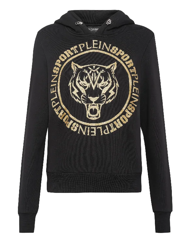 Hoodie Sweatshirt Tiger Hoodie with Oversized Fit Loose Comfortable
