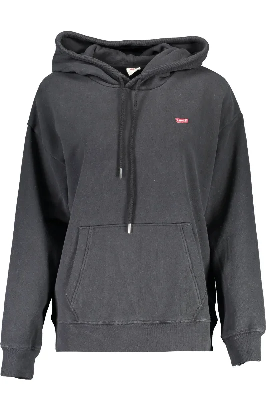 Levi's Chic Cozy  Hooded Women's Sweatshirt Hoodie with Pattern Geometric Abstract