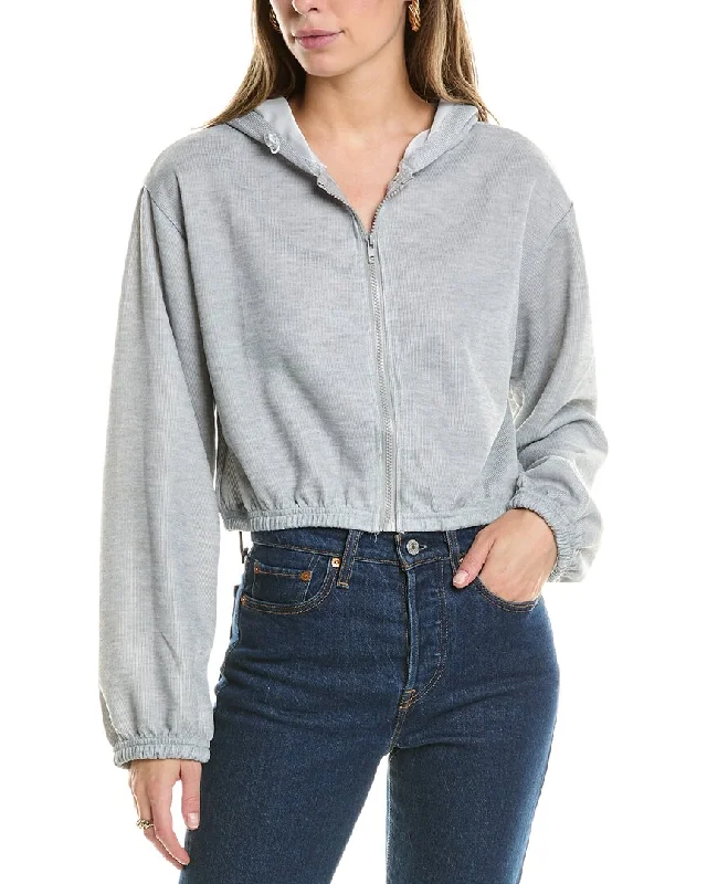 Madison Miles Hoodie Hoodie with Hem Elastic Stretchable Comfortable