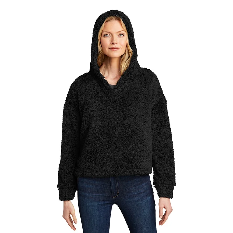 Port Authority L132 Women's Midweight Sherpa Fleece Hoodie Hoodie with Front Slit Layering Stylish