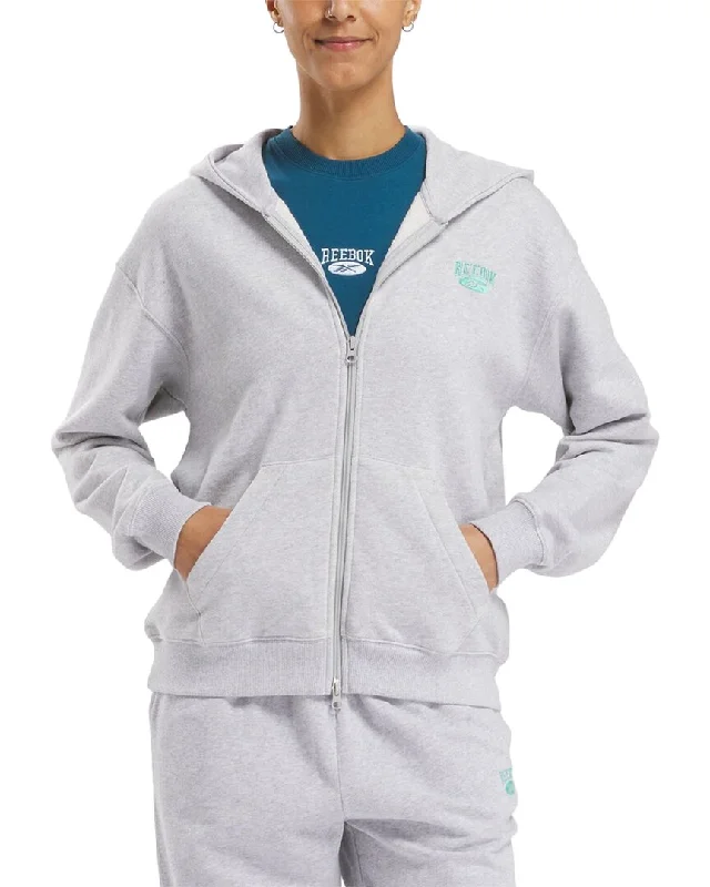 Reebok Ae Hoodie Hoodie with Hem Patch Decorative Personalized