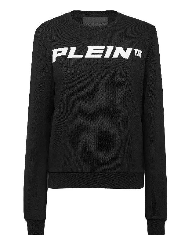 Sweatshirt LS Hoodie with Monochrome Minimalist Simple