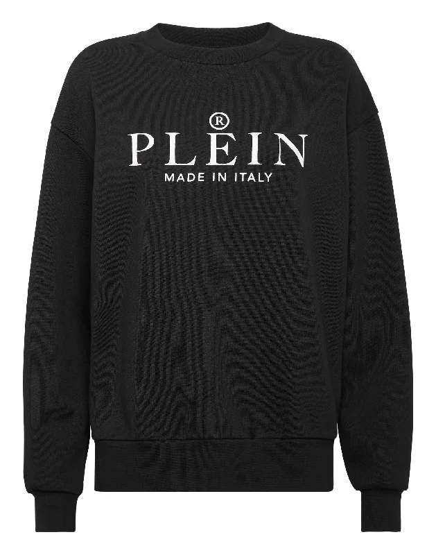 Sweatshirt LS Iconic Plein Hoodie with Neon Bright Vibrant