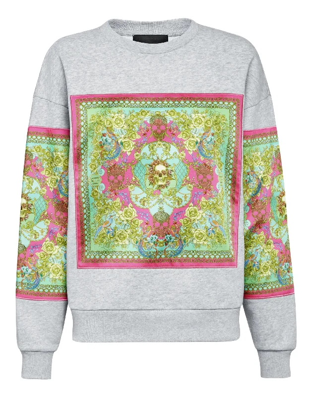 Sweatshirt LS New Baroque Hoodie with Earth Tones Natural Calm