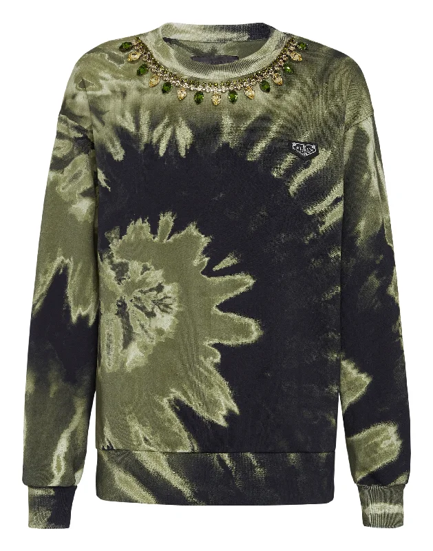 Sweatshirt  Tie dye Hoodie with Tie-Dye Psychedelic Retro