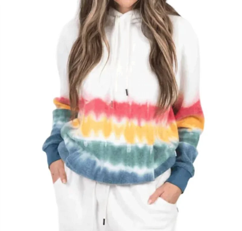 Women's Blacketblend Hoodie Sweatshirt In Sunsetlover Hoodie with Reflective Safety Nightwear