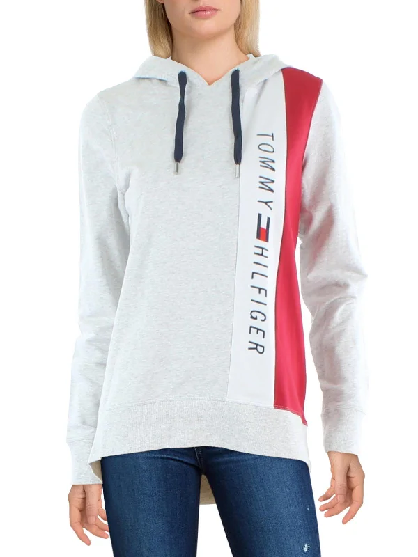Womens Logo Comfy Hoodie Hoodie with Slim Fit Tailored Modern