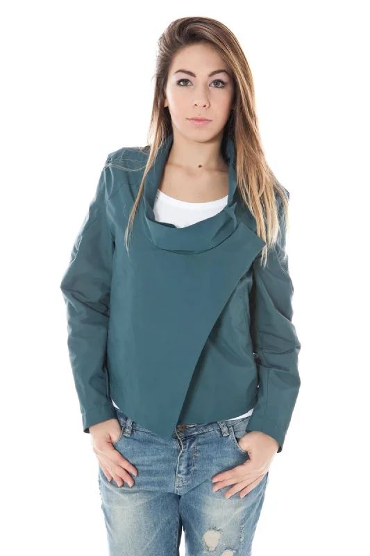 Calvin Klein  Polyamide Women Women's Jacket Satin Fabric Silk Fabric Chiffon Fabric