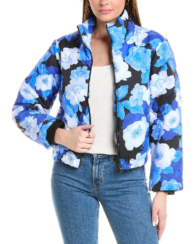 Electric & Rose Easton Puffer Jacket Print Jacket Jacquard Jacket Embroidered Jacket