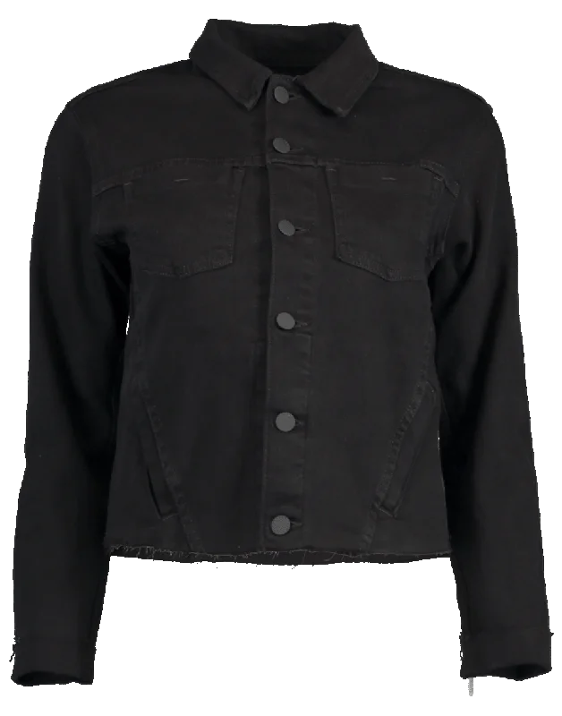 Janelle Fringe Chain Jacket Mesh Jacket Canvas Jacket Denim Jacket