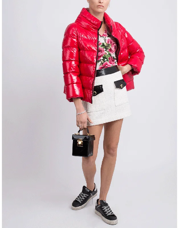 Quilt Jacket with Gloves Denim Jacket Leather Jacket Suede Jacket