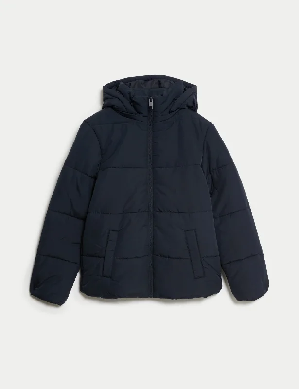 Recycled Thermowarmth™ Hooded Puffer Jacket Mesh Jacket Canvas Jacket Denim Jacket