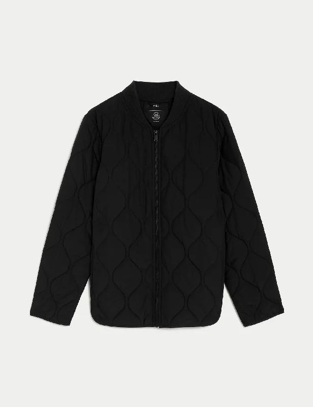 Recycled Thermowarmth™ Lightweight Quilted Jacket Wool Jacket Cashmere Jacket Tweed Jacket