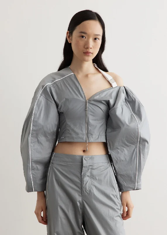 x Jacquemus NRG Track Jacket Snapped Jacket Toggled Jacket Drawstring Jacket