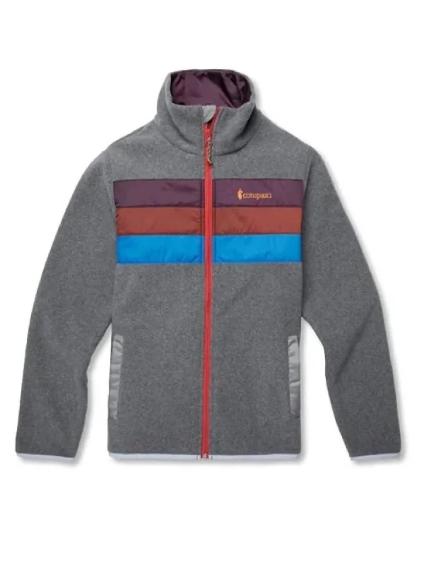 Women's Teca Fleece Full-Zip Jacket In Passing Time Appliqued Jacket Beaded Jacket Sequined Jacket