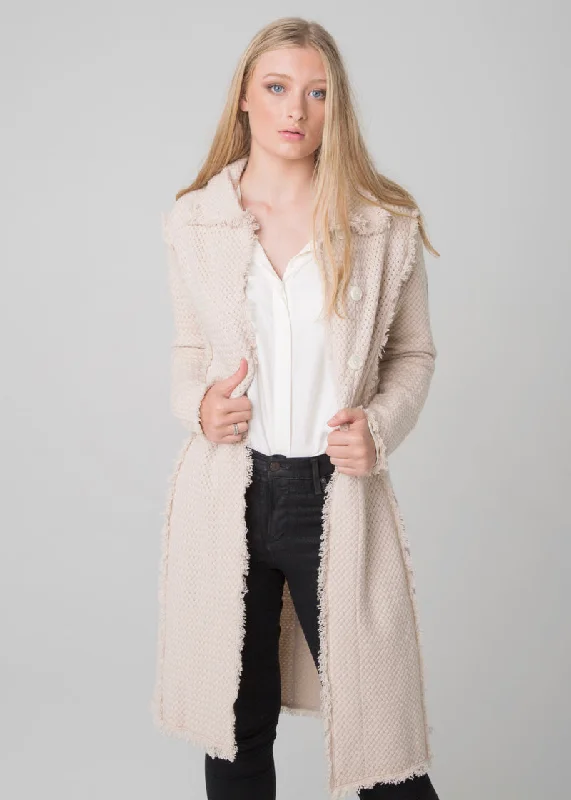 COCO Coat - Stone Military-Inspired Jacket