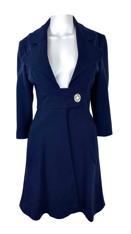 Gorgeous Navy Coat from Goat UK 8 - US 4 Velvet Evening Cape