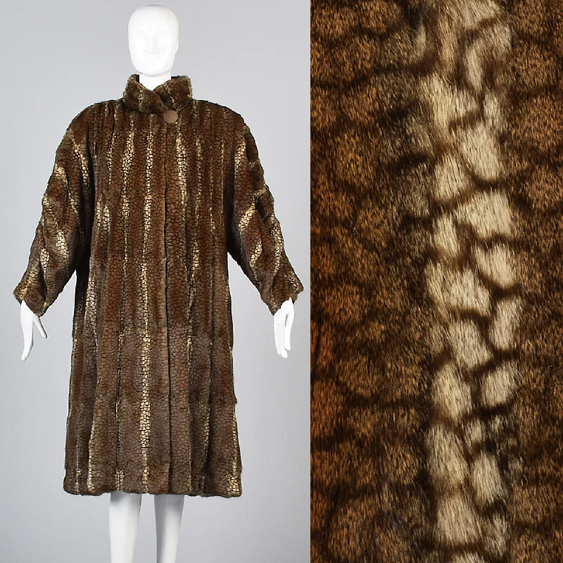 Luxurious Fendi Russian Squirrel Fur Coat Cropped Moto Jacket