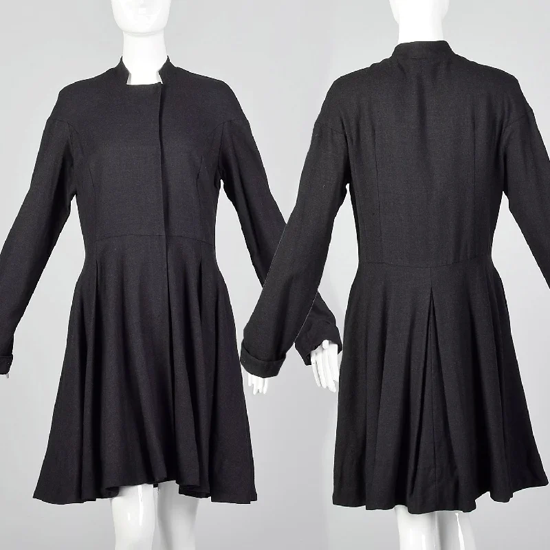 Medium 2000s Wool Princess Coat Softshell Outdoor Jacket