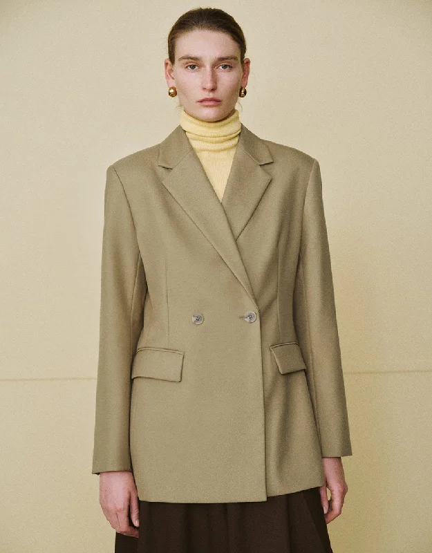 Notch Lapel Tailored Blazer Fashion Women's Blazer