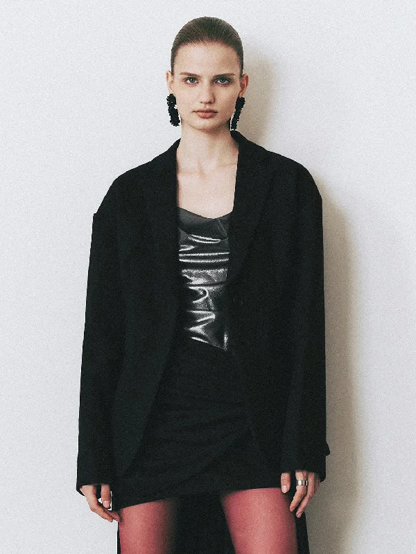 Regular Outerwear Blazers Winter Women's Blazer