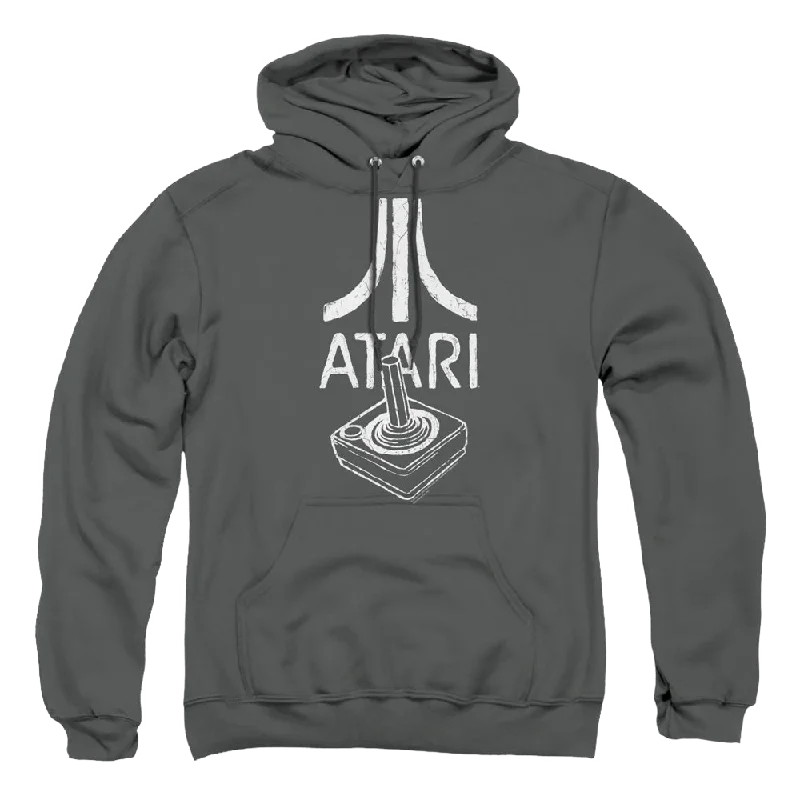 Atari Joystick Logo - Pullover Hoodie Chunky Knit Pullover