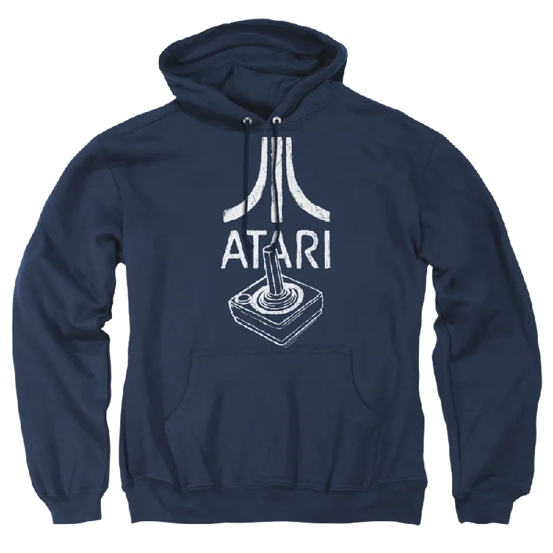 Atari Joystick Logo - Pullover Hoodie Turtleneck Warm Pullover