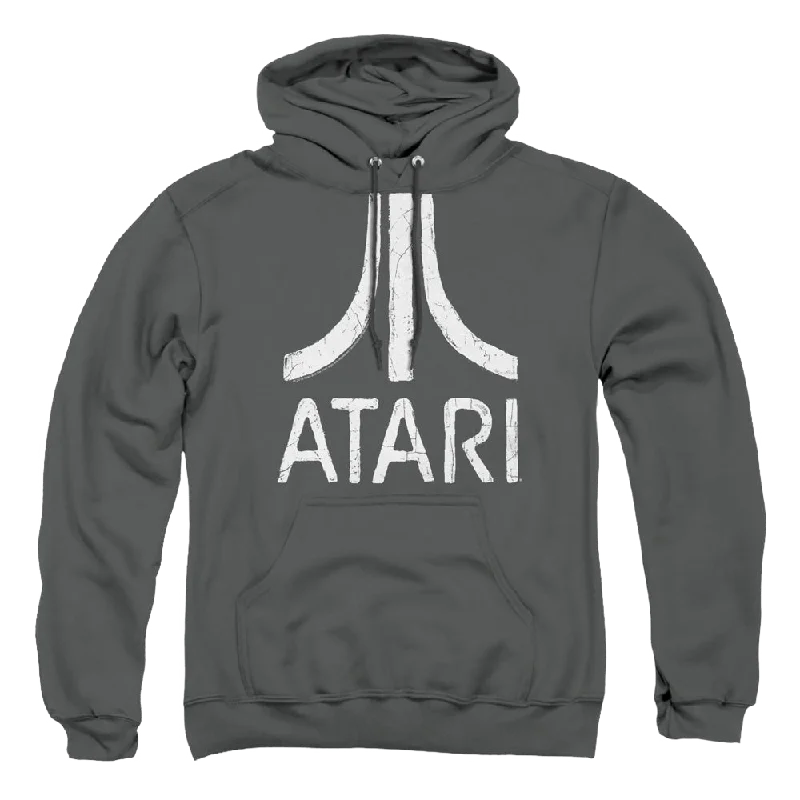 Atari Rough Logo - Pullover Hoodie Oversized Cozy Pullover