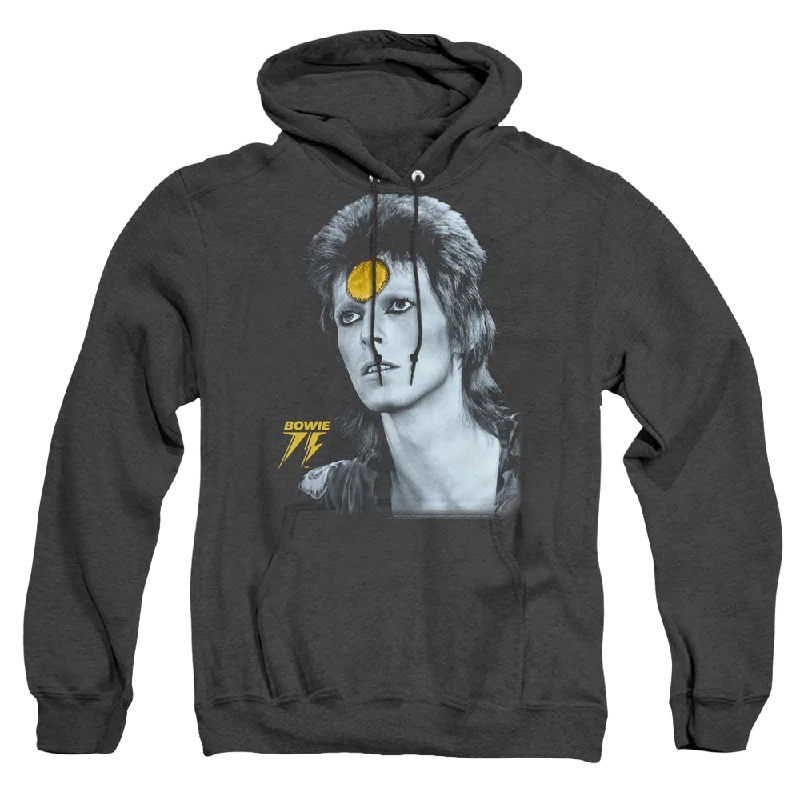 David Bowie Golden Bowie - Heather Pullover Hoodie Peter Pan Collar