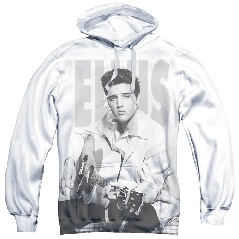 Elvis Presley Play Me A Song - All-Over Print Pullover Hoodie Slouchy Comfort Pullover