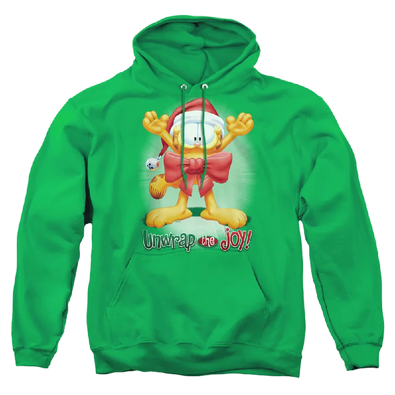 Garfield Unwrap The Joy! - Pullover Hoodie High Neck Pullover