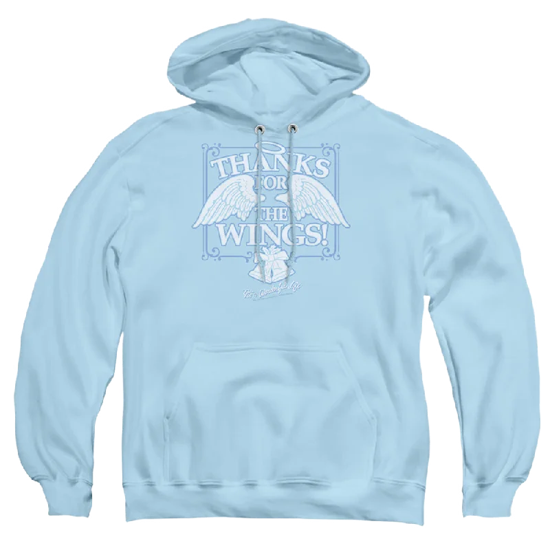 It's a Wonderful Life Dear George - Pullover Hoodie Slit Sleeve Stylish