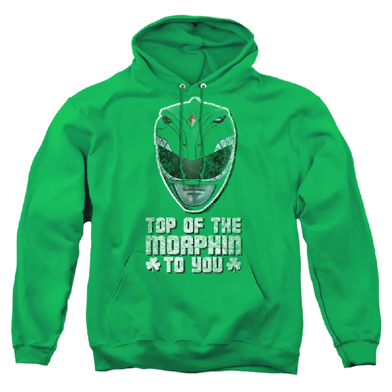 Mighty Morphin Power Rangers Top Of The Morphin To You - Pullover Hoodie One Shoulder Top