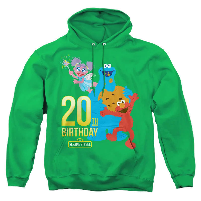 Sesame Street 20Th Birthday Group - Pullover Hoodie Short Sleeve Top