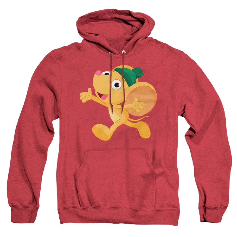 Sesame Street Furry Friend, Little Mouse - Heather Pullover Hoodie Cashmere Luxurious Pullover