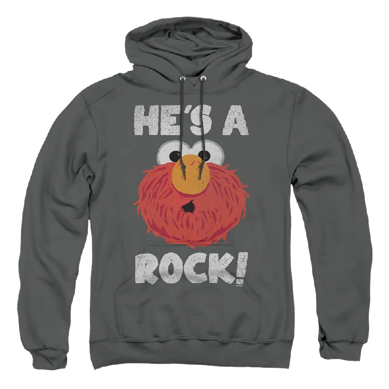 Sesame Street He'S A Rock - Pullover Hoodie Faux Fur Trim