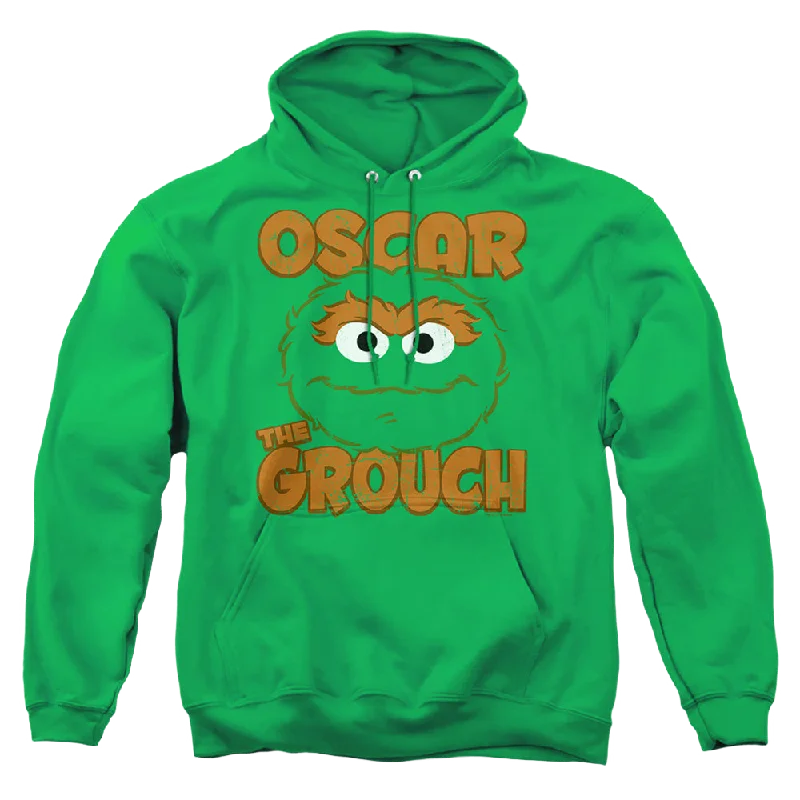 Sesame Street Oscar Sandwich - Pullover Hoodie Oblong Neck Pullover