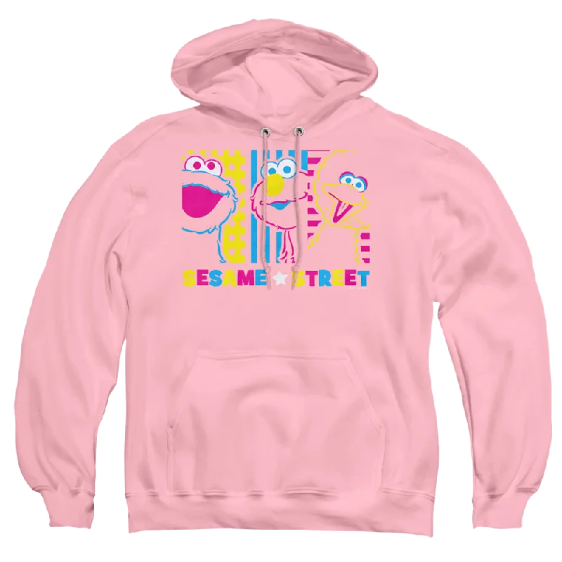 Sesame Street See Em Why - Pullover Hoodie Notched Neck Pullover