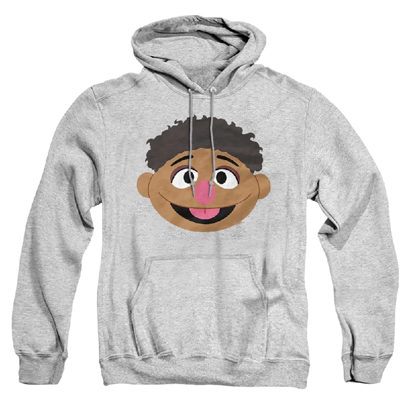 Sesame Street Tamir Face - Pullover Hoodie Seamless Knit Pullover