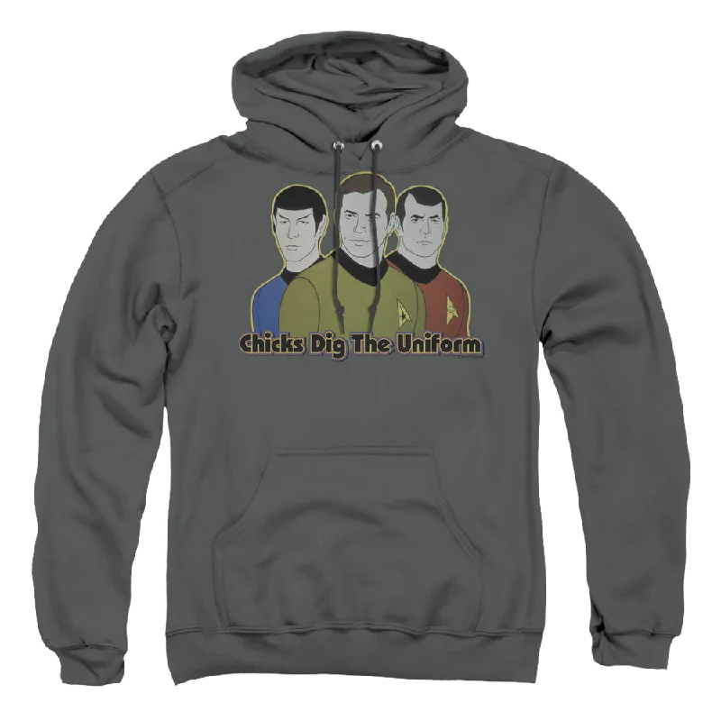 Star Trek The Animated Series Dig It - Pullover Hoodie Lapel Neck Sweater