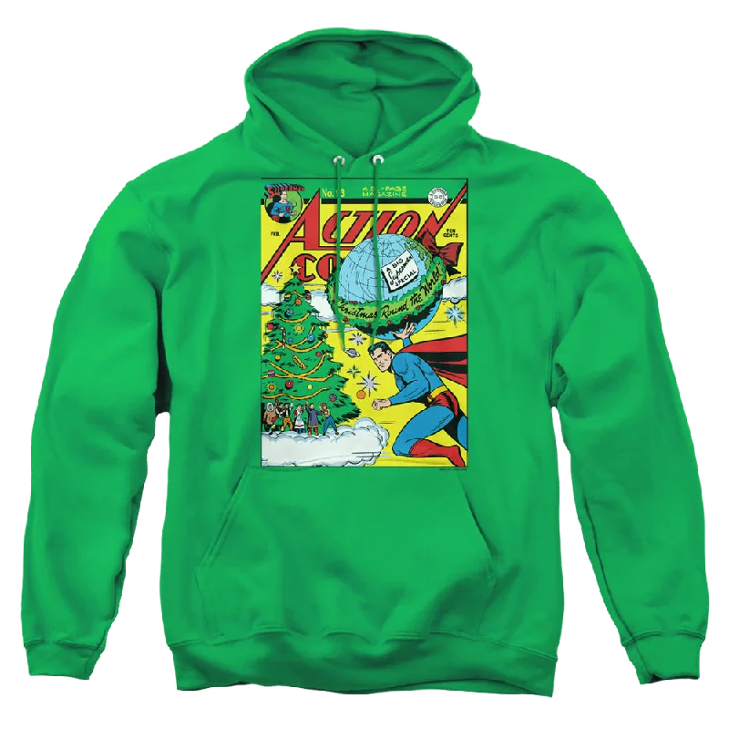 Superman Cover No. 93 - Pullover Hoodie Wrist Length Sleeve