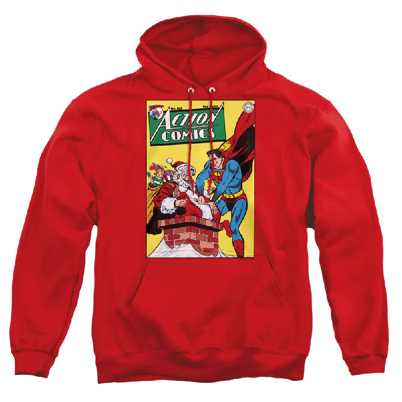 Superman Dc/Cover No. 105 - Pullover Hoodie Boat Neck Sweater