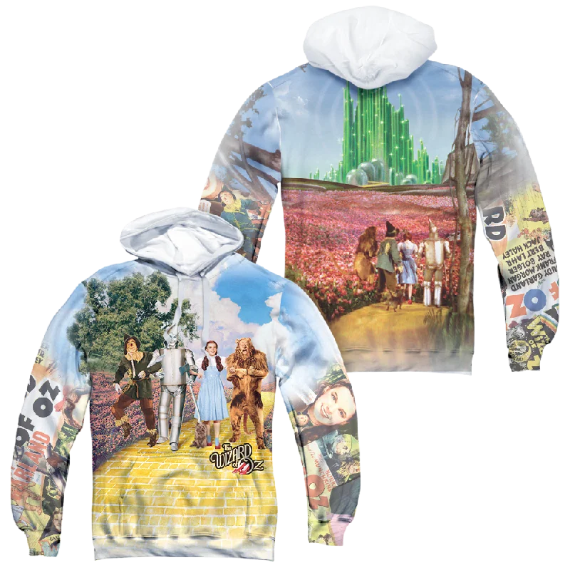 Woz On The Road All-Over Print Pullover Hoodie Fleece Warm Pullover