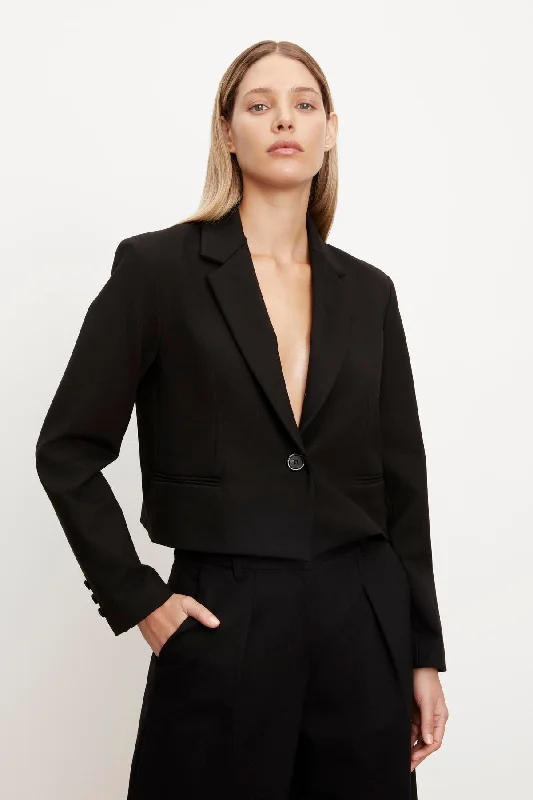 ANYA PONTE CROPPED BLAZER Women's Adventure Blazer