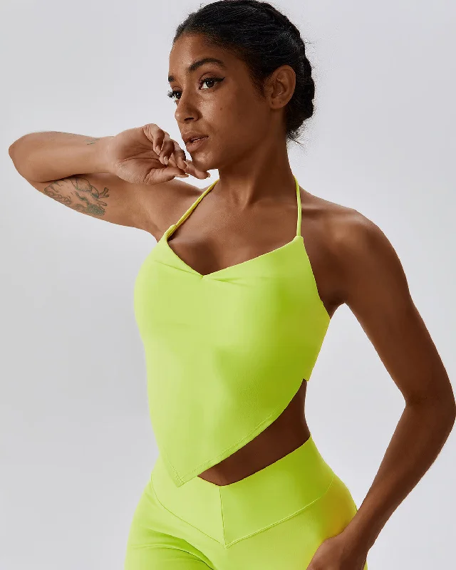 Bethany Tank Top - Green vibrant tank top