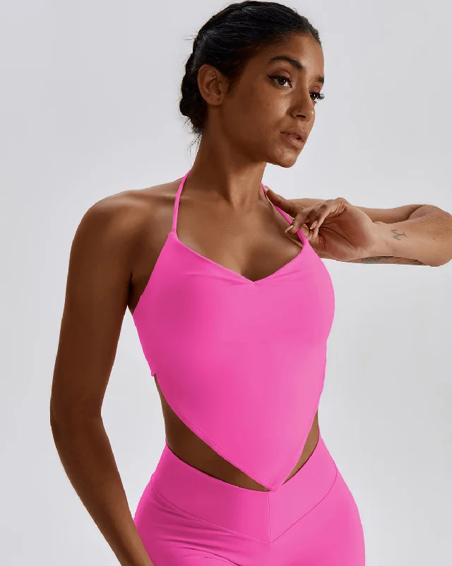 Bethany Tank Top - Pink bold tank top