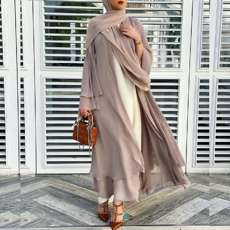 khaki no scarf